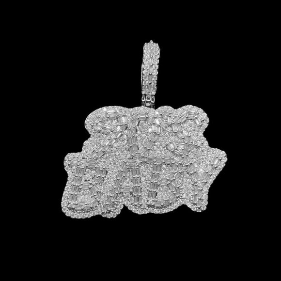 New Iced Out  CZ Limited Edition 90'S Baby Pendant - Picture 1 of 4